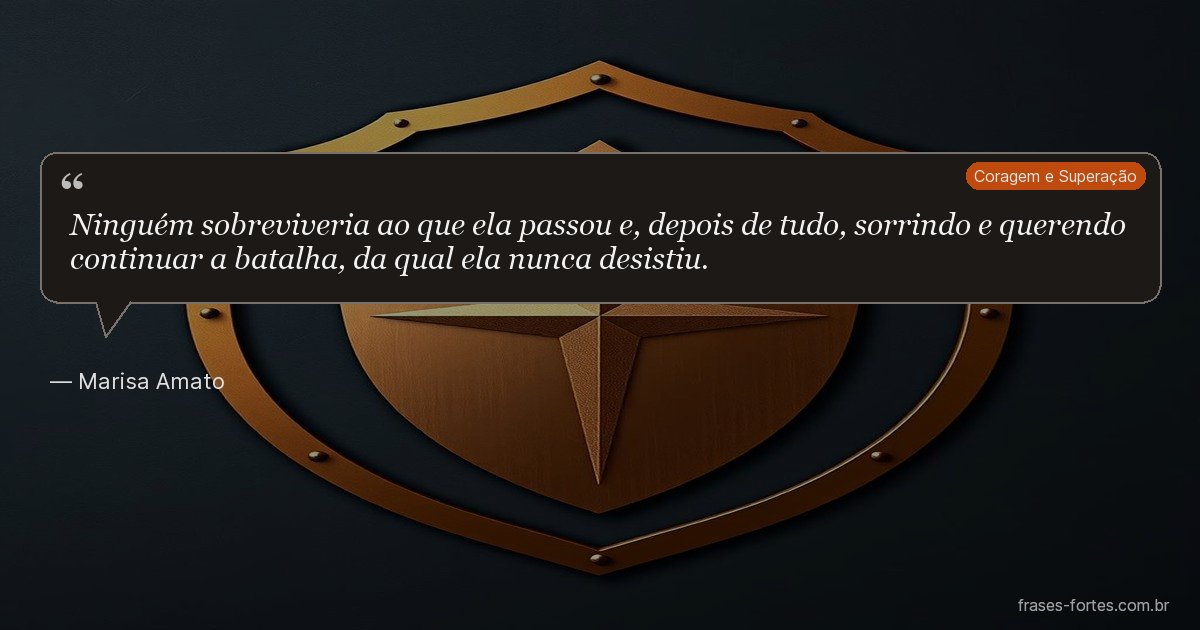 Frase de Marisa Amato