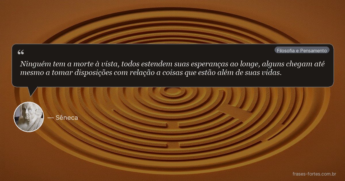 Frase de Sêneca