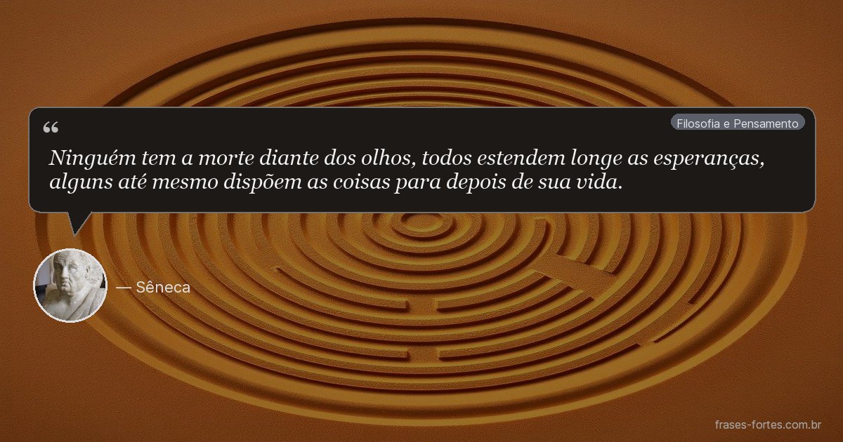 Frase de Sêneca