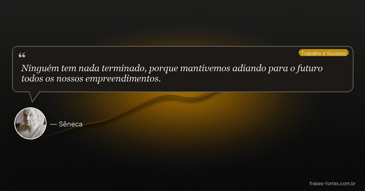Frase de Sêneca
