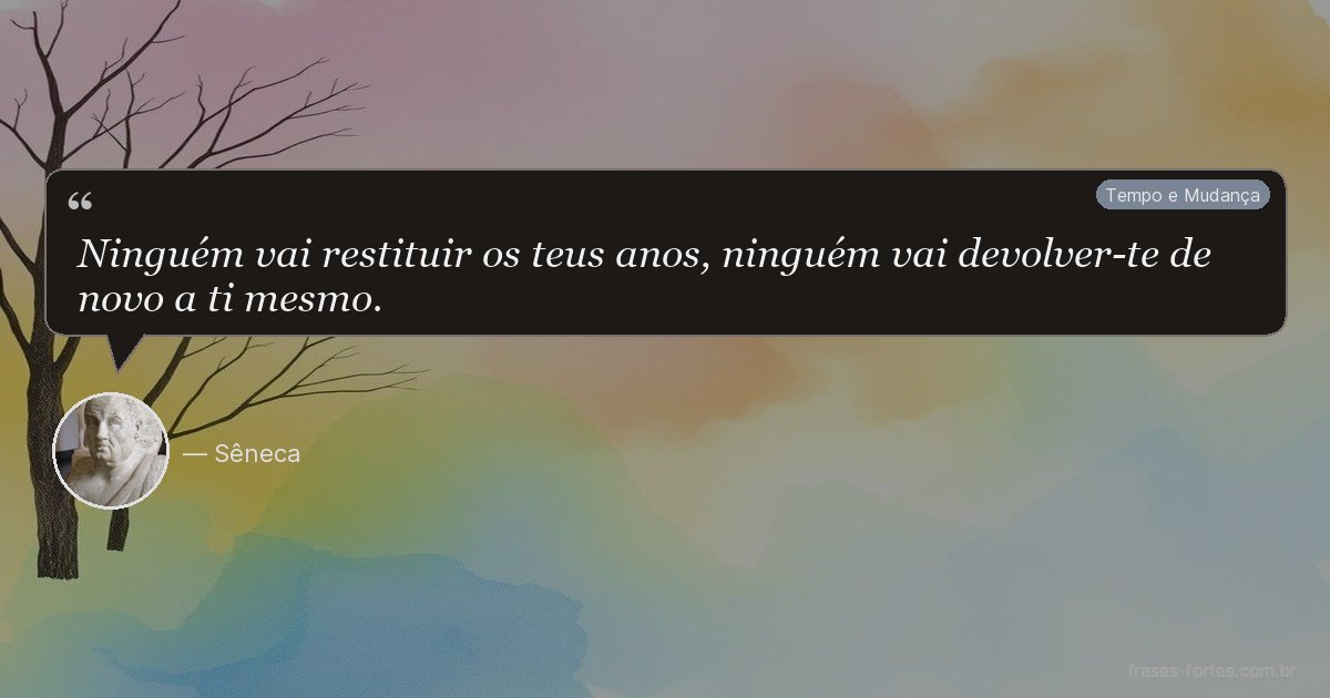 Frase de Sêneca