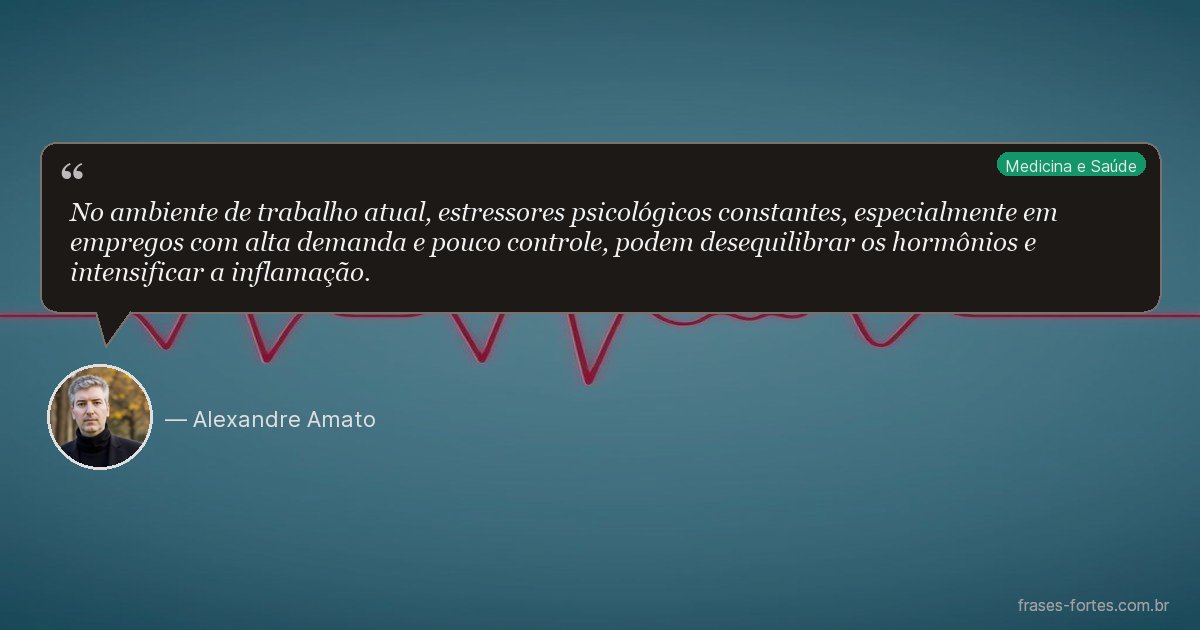 Frase de Alexandre Amato