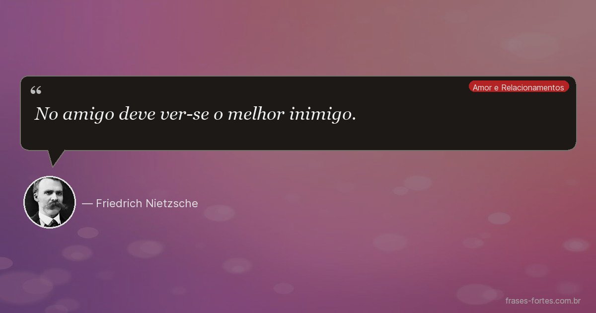 Frase de Friedrich Nietzsche
