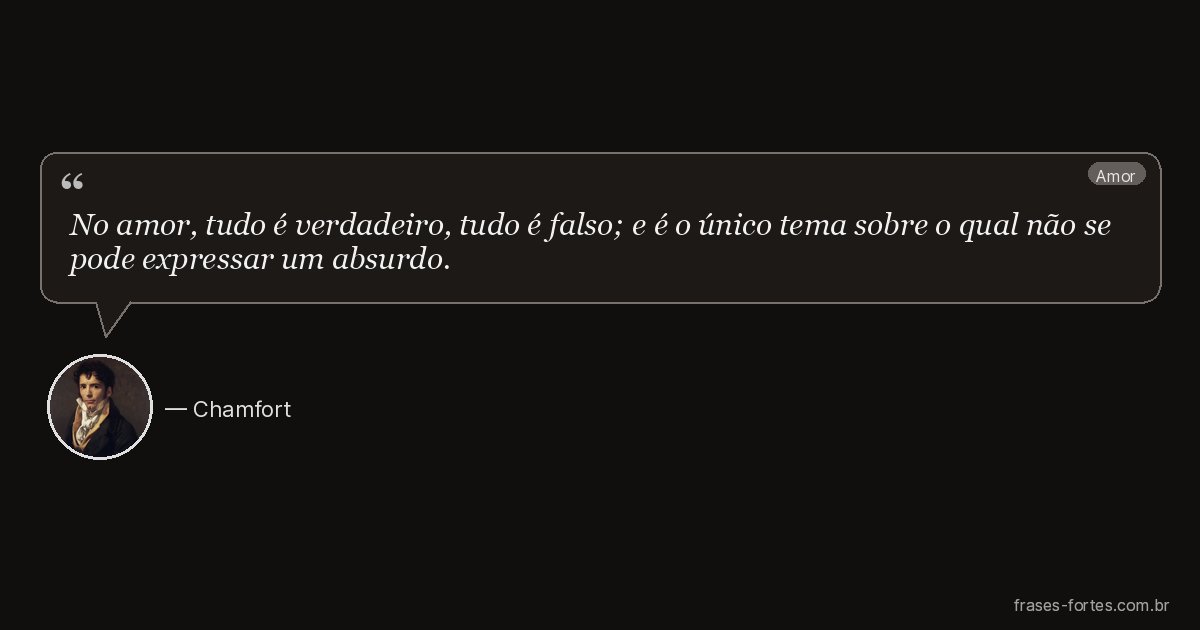 Frase de Chamfort