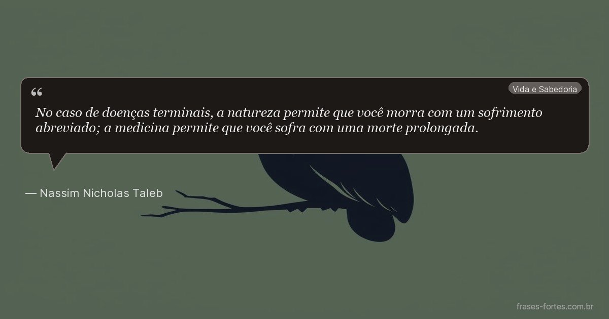 Frase de Nassim Nicholas Taleb