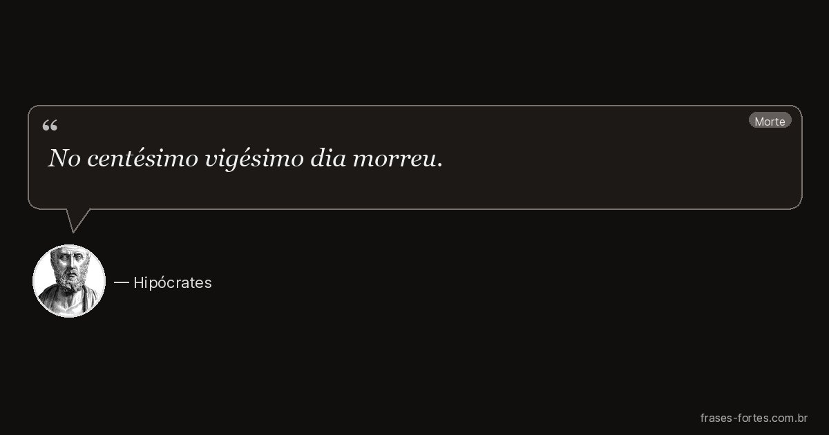 Frase de Hipócrates
