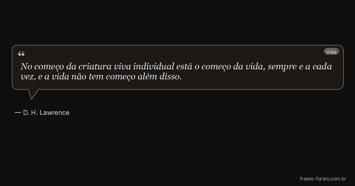 Frase de D. H. Lawrence