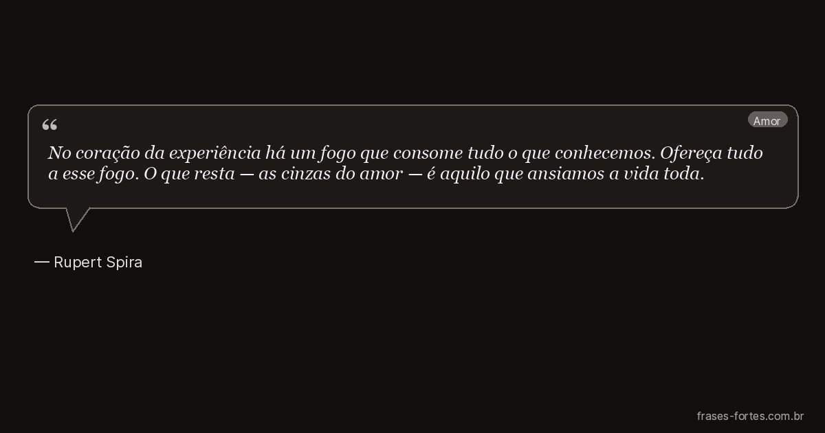 Frase de Rupert Spira