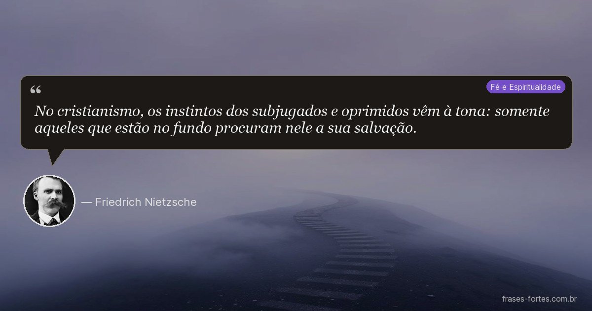 Frase de Friedrich Nietzsche