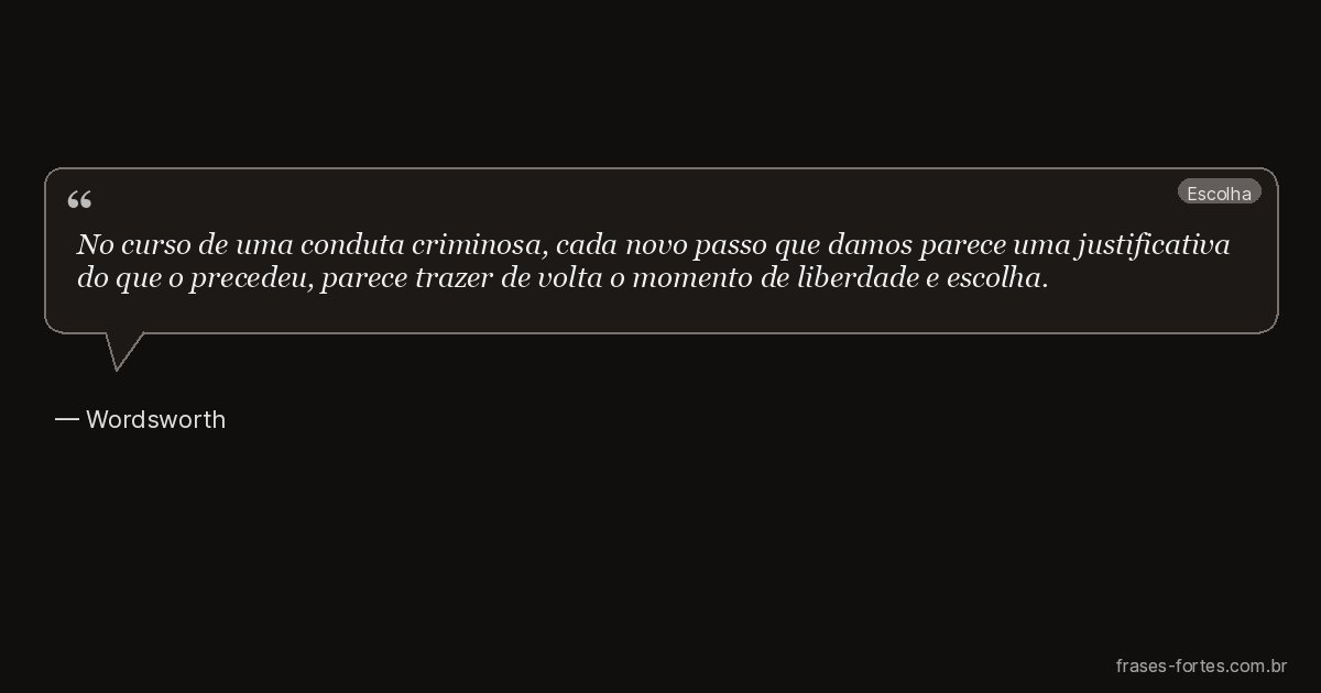 Frase de Wordsworth