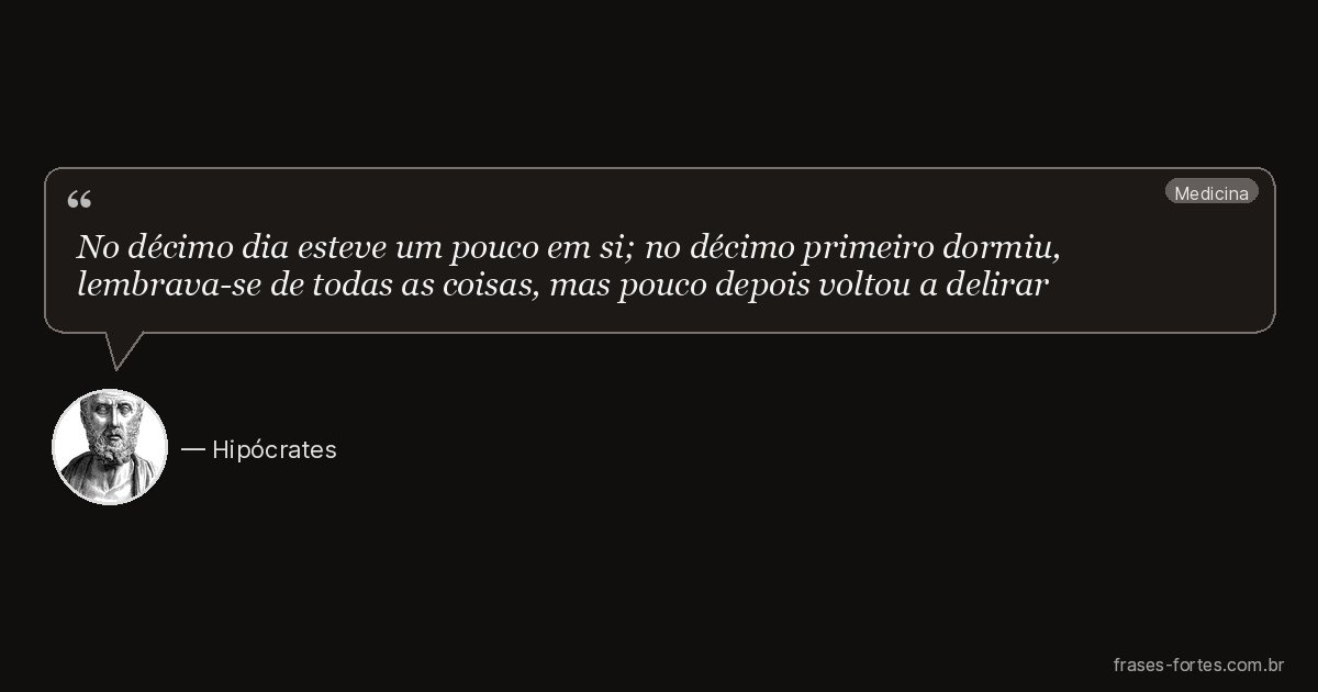 Frase de Hipócrates