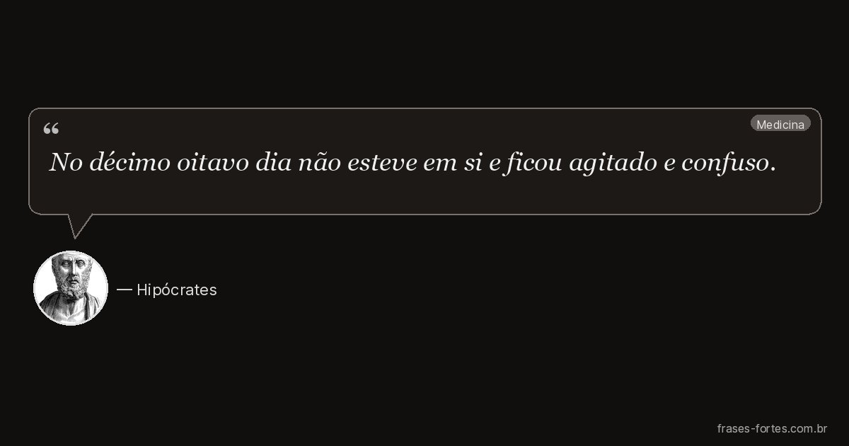 Frase de Hipócrates