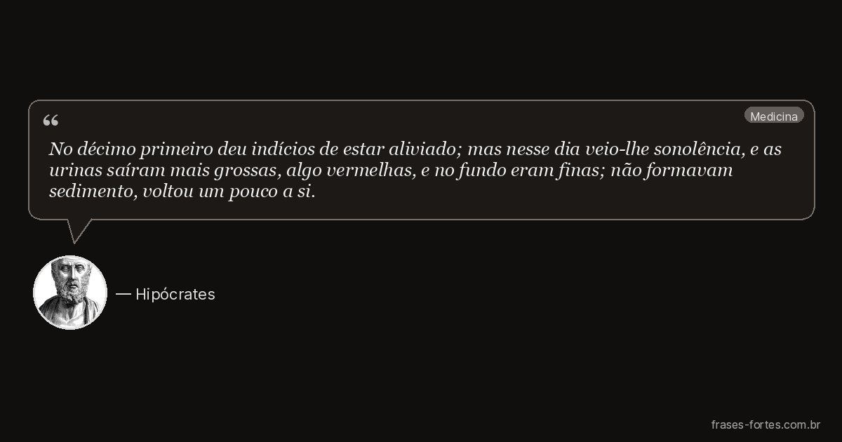 Frase de Hipócrates