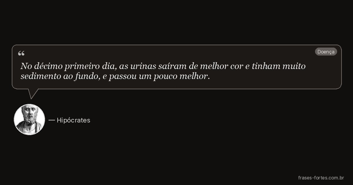 Frase de Hipócrates