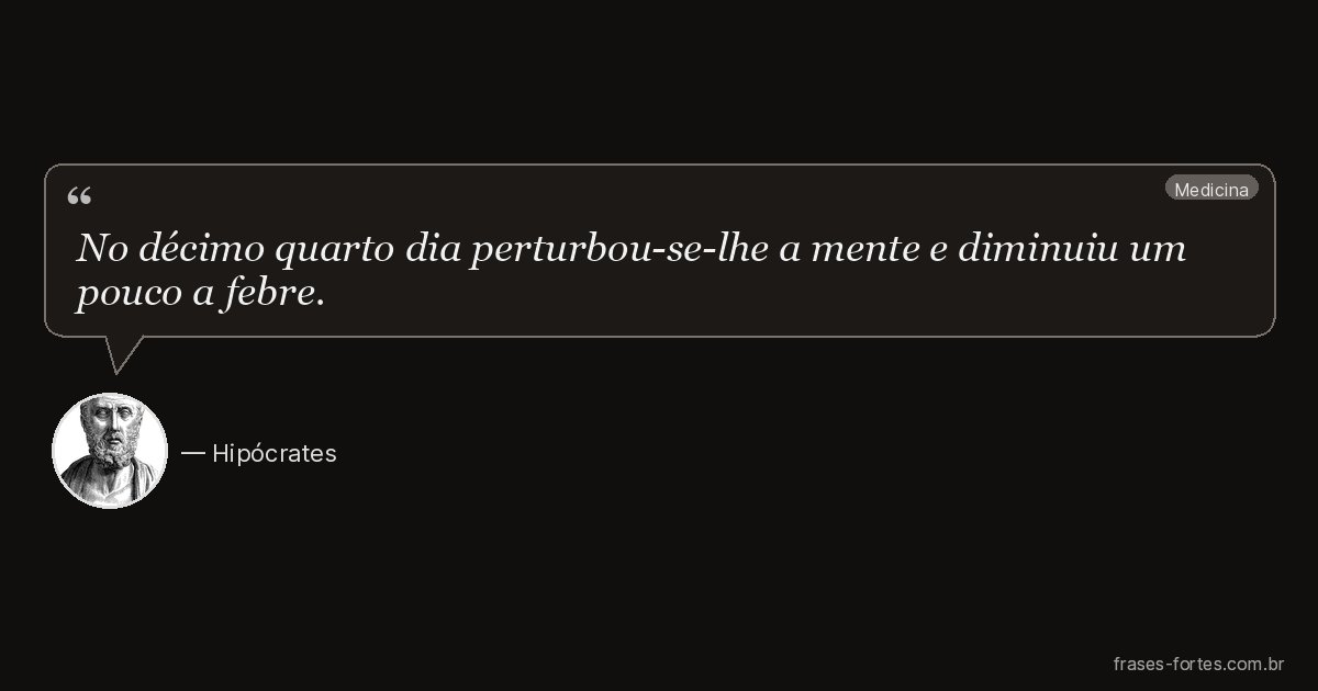 Frase de Hipócrates