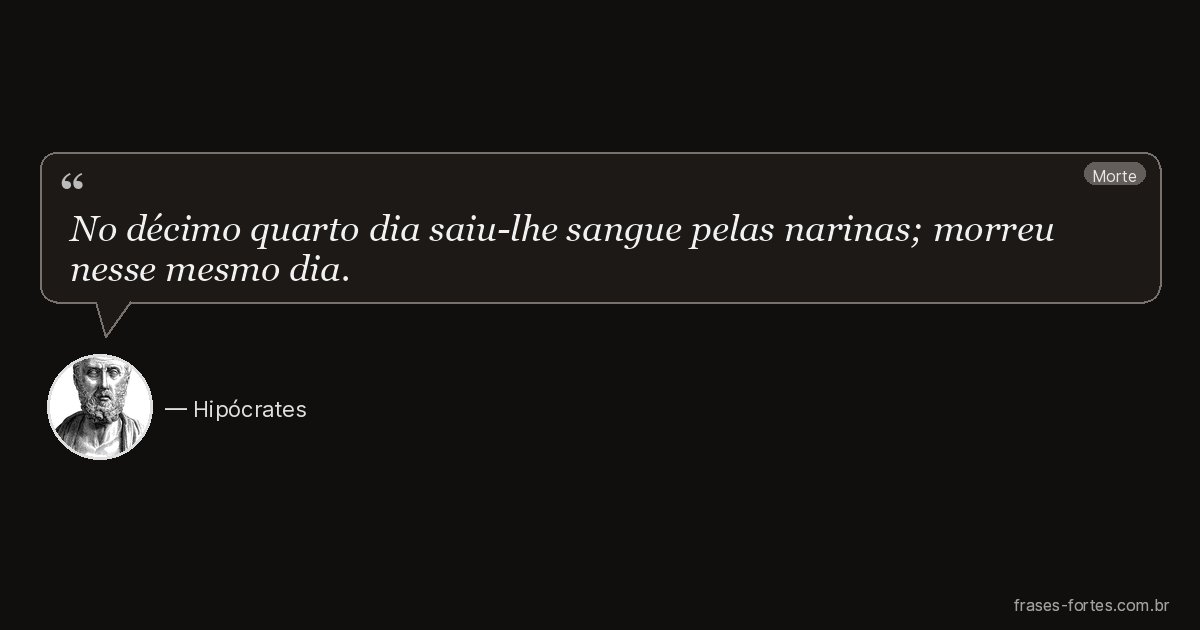 Frase de Hipócrates
