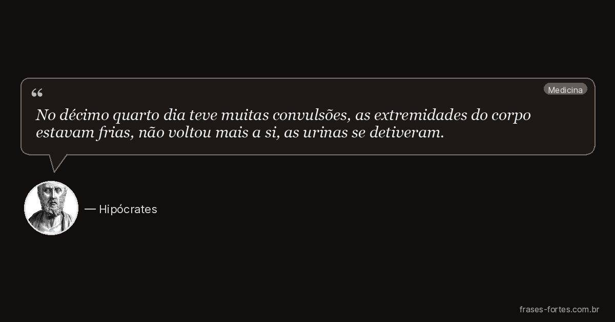 Frase de Hipócrates