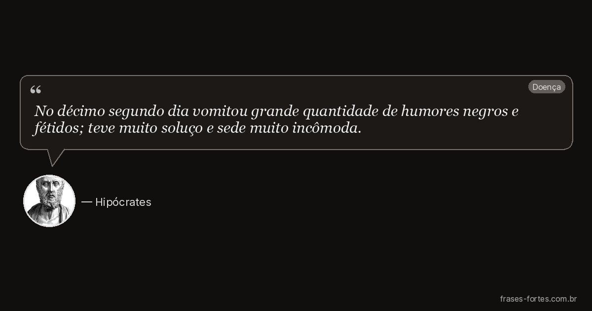 Frase de Hipócrates