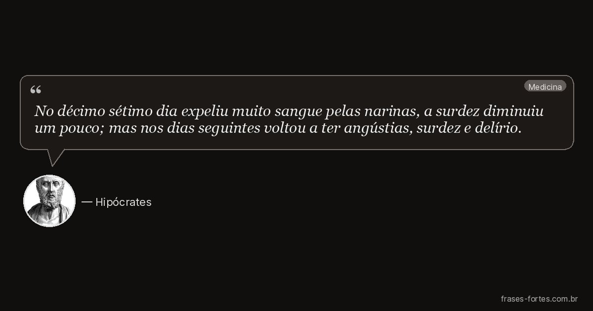 Frase de Hipócrates