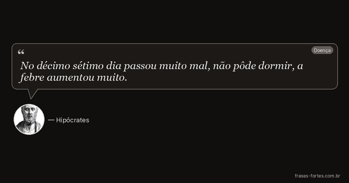 Frase de Hipócrates