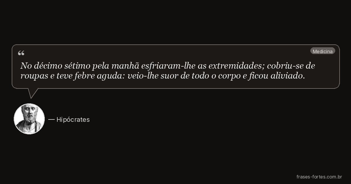 Frase de Hipócrates