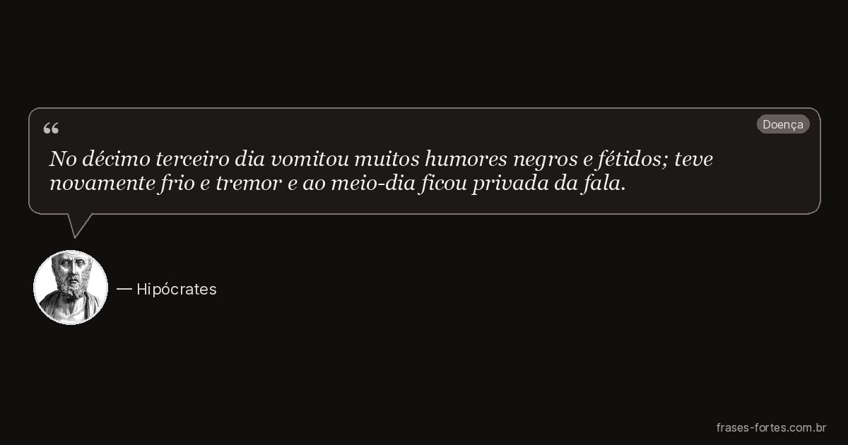 Frase de Hipócrates