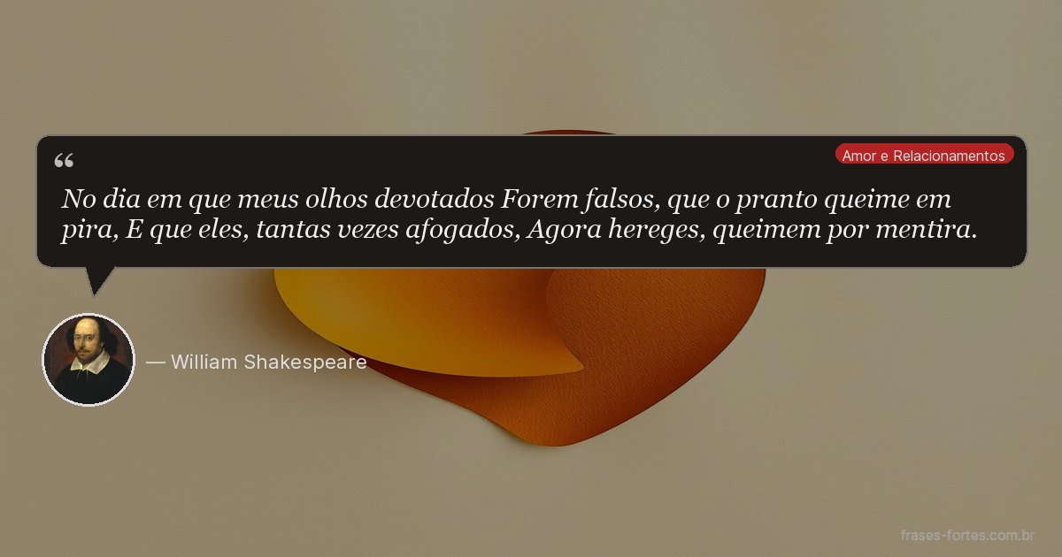Frase de William Shakespeare