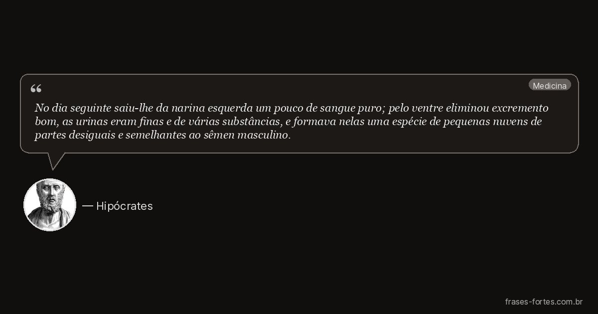 Frase de Hipócrates