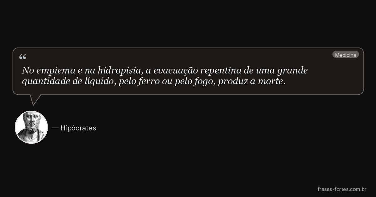 Frase de Hipócrates