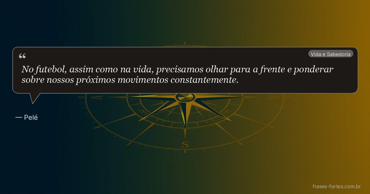 Frase de Pelé