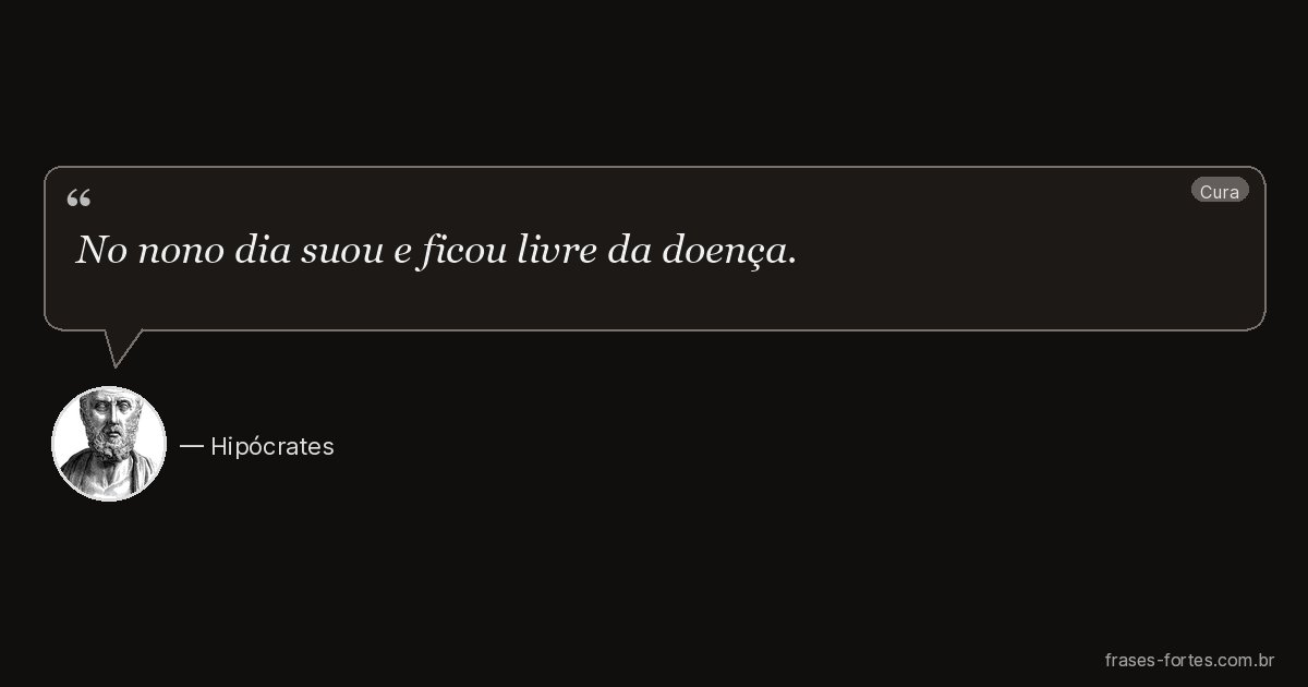 Frase de Hipócrates