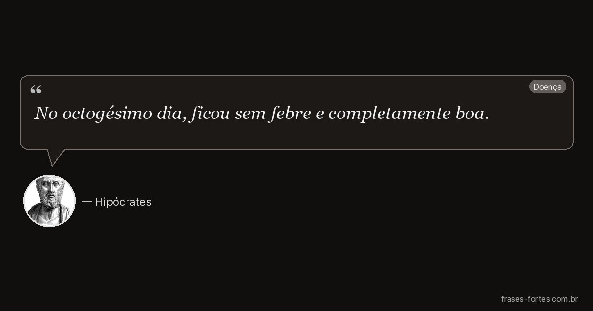 Frase de Hipócrates