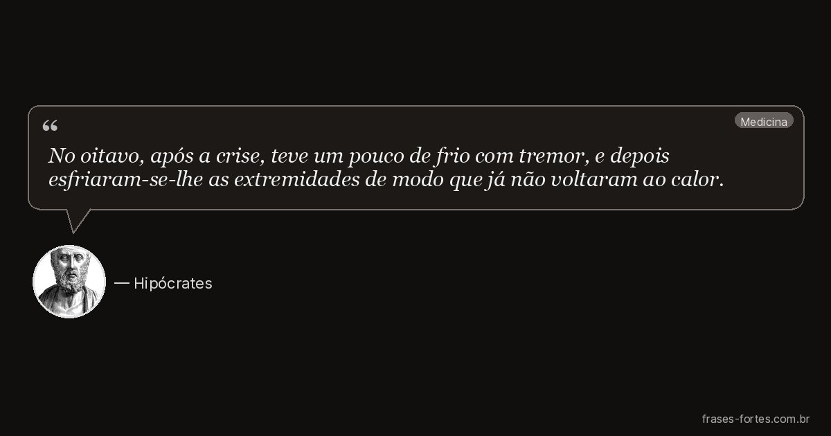 Frase de Hipócrates