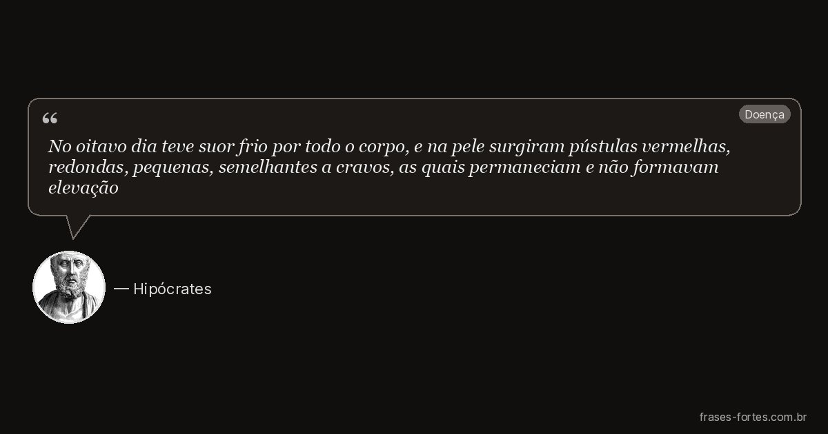 Frase de Hipócrates