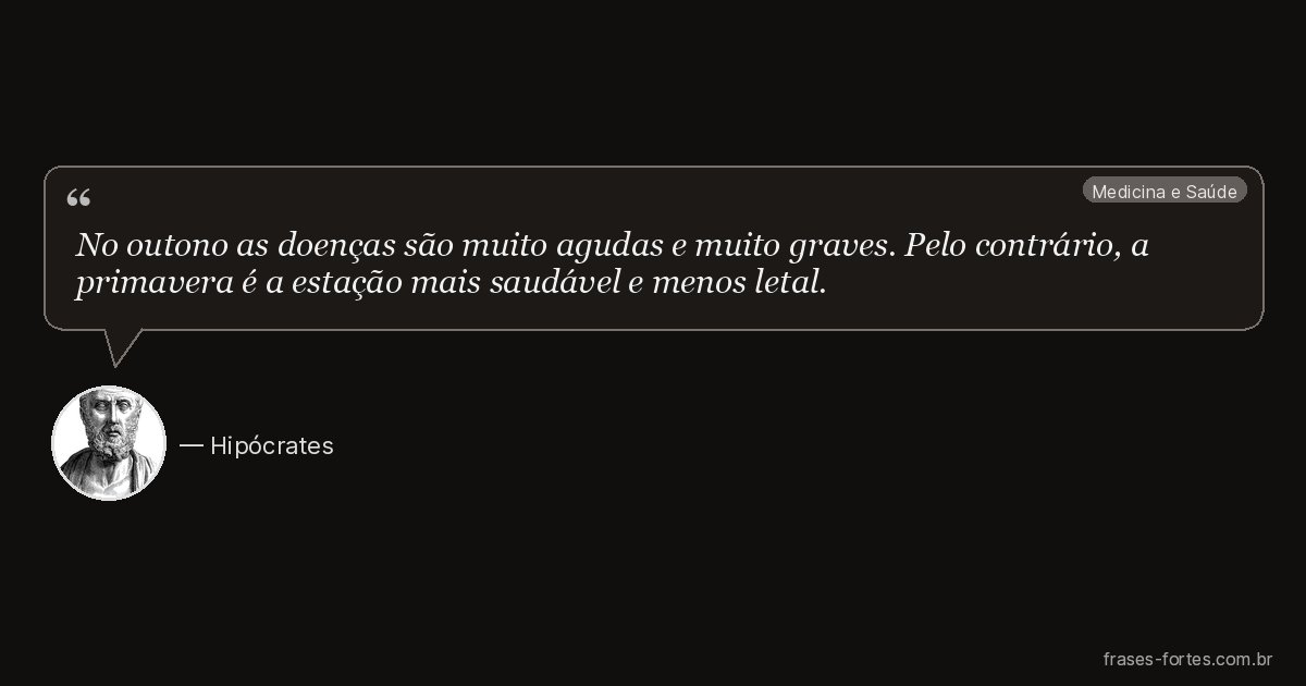 Frase de Hipócrates
