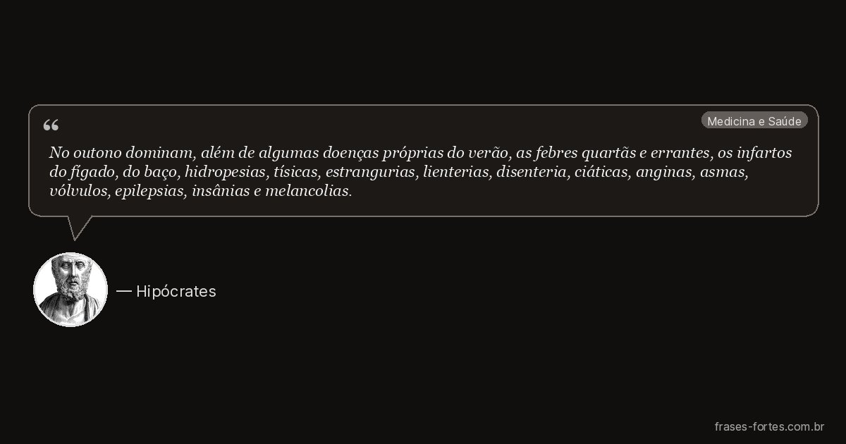 Frase de Hipócrates
