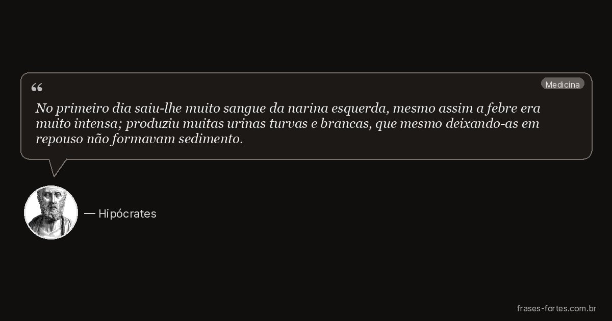 Frase de Hipócrates
