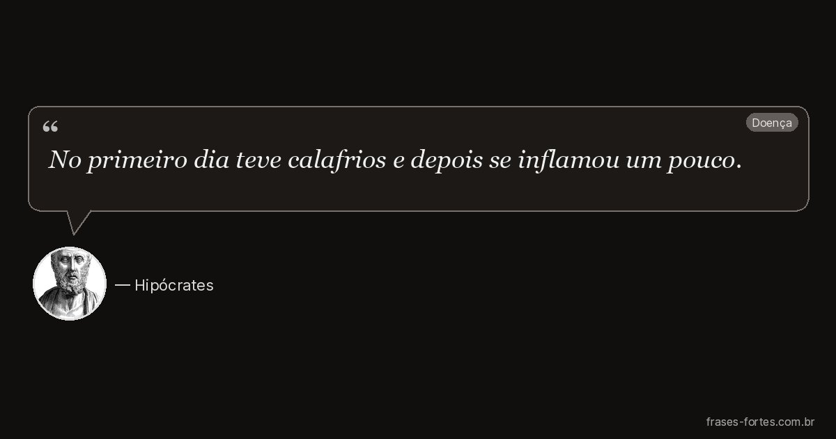 Frase de Hipócrates