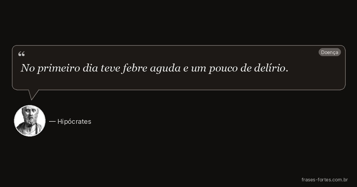 Frase de Hipócrates