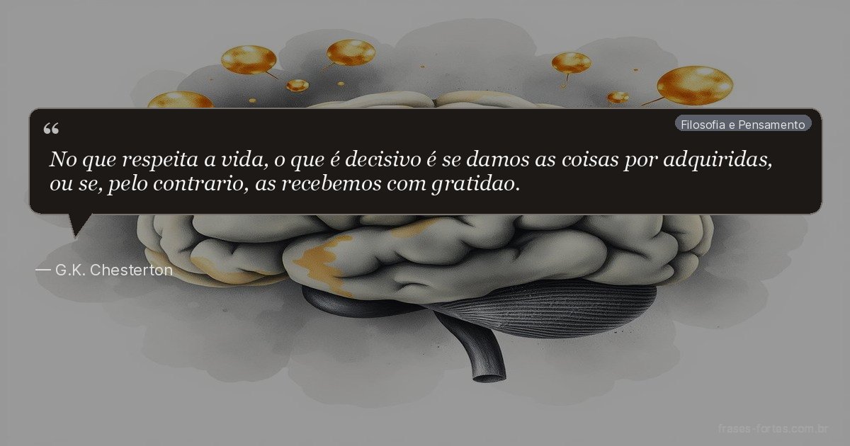 Frase de G.K. Chesterton