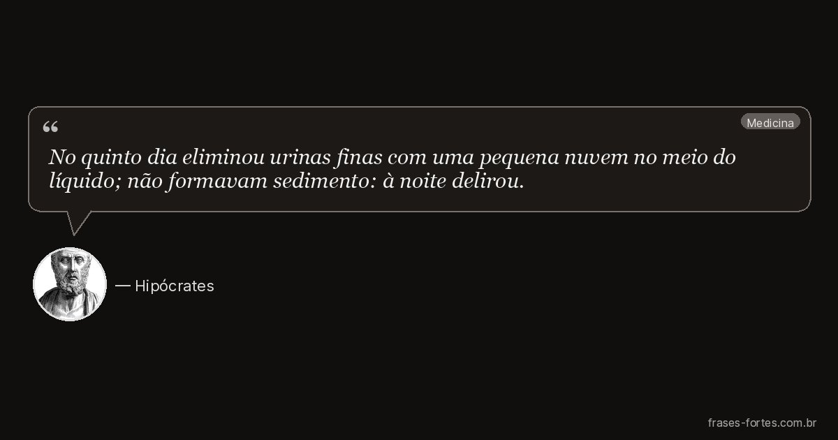 Frase de Hipócrates
