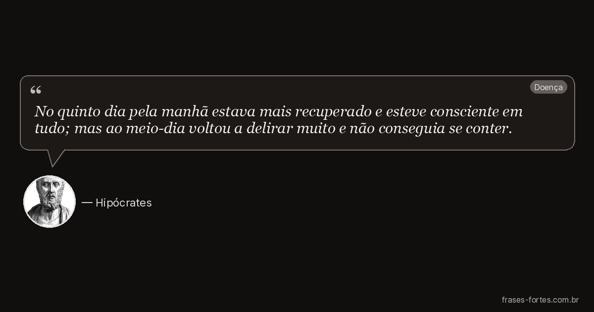 Frase de Hipócrates