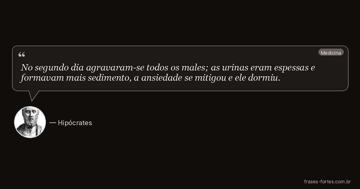 Frase de Hipócrates