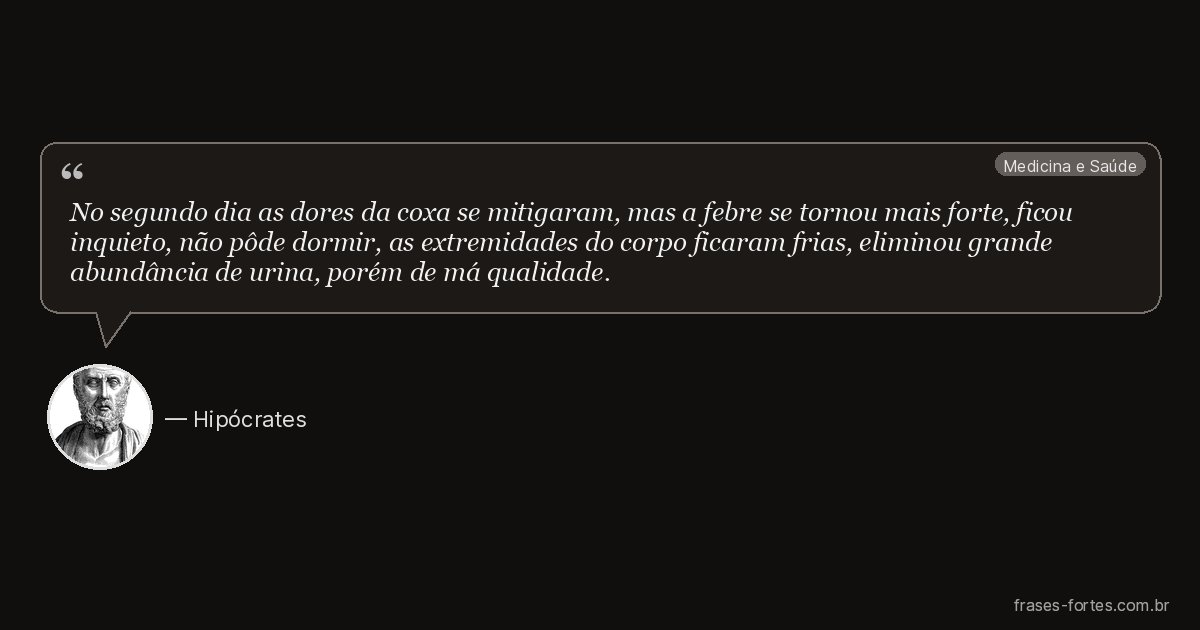 Frase de Hipócrates