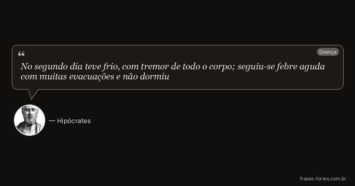 Frase de Hipócrates
