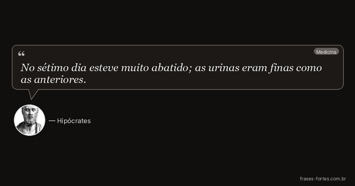 Frase de Hipócrates