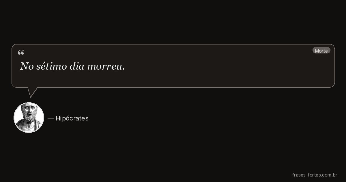 Frase de Hipócrates