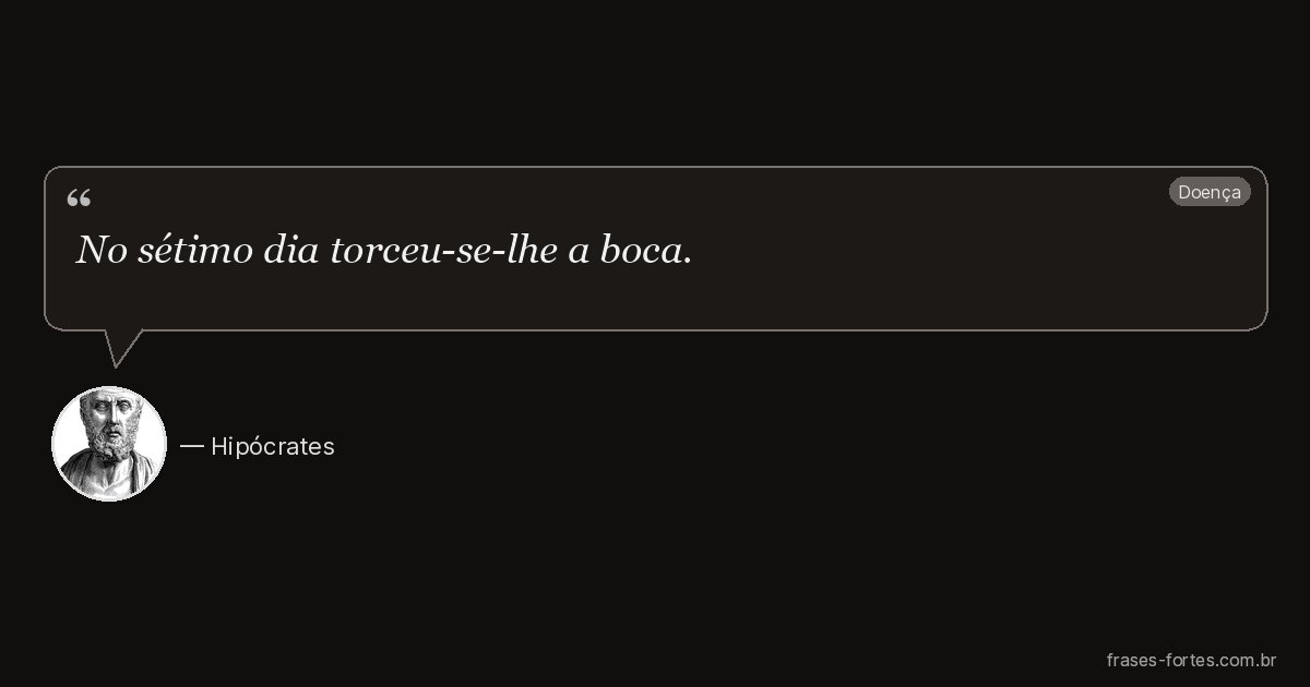 Frase de Hipócrates
