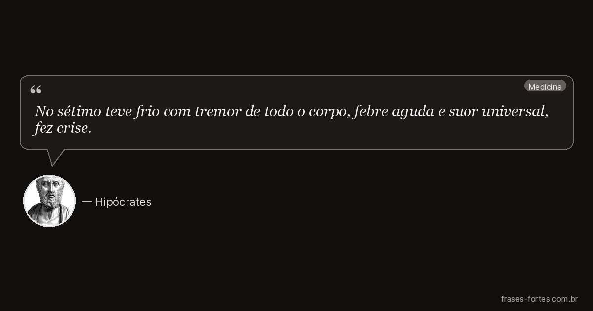 Frase de Hipócrates