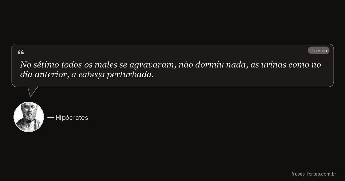 Frase de Hipócrates